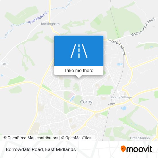Borrowdale Road map