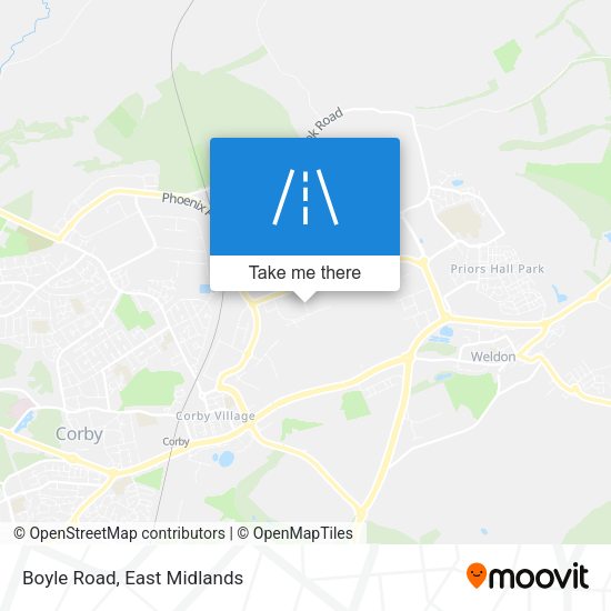 Boyle Road map