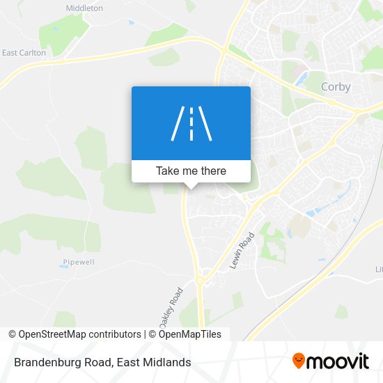 Brandenburg Road map