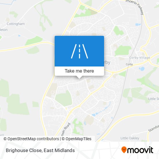 Brighouse Close map