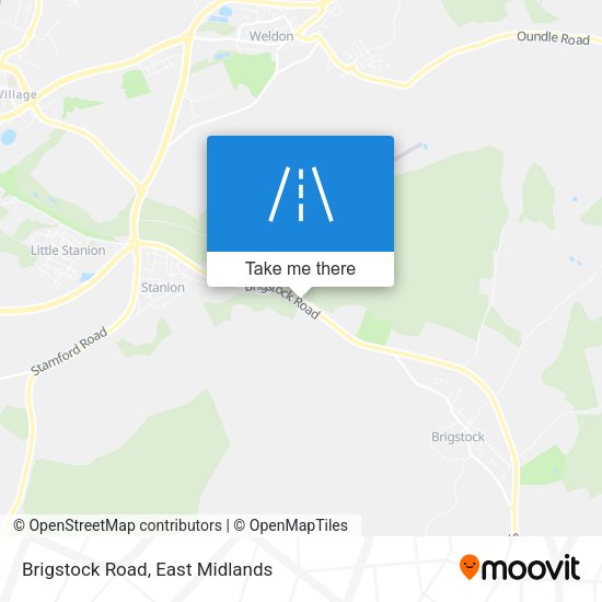 Brigstock Road map