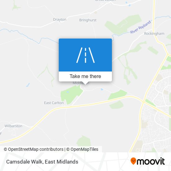 Camsdale Walk map