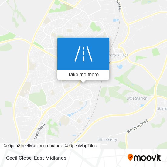 Cecil Close map