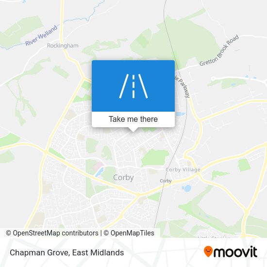 Chapman Grove map