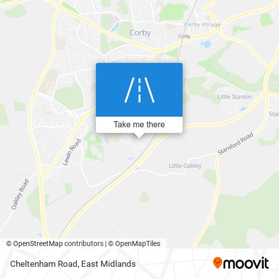 Cheltenham Road map