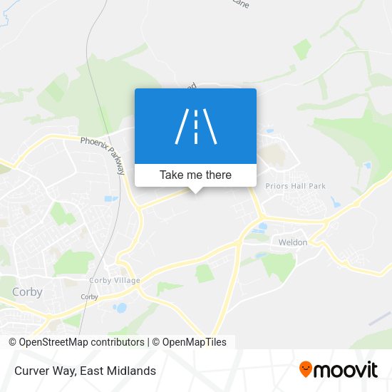Curver Way map