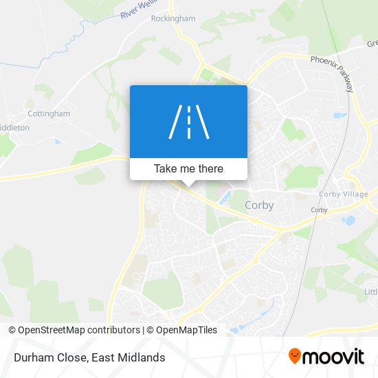 Durham Close map