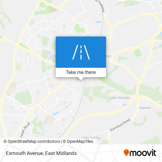 Exmouth Avenue map