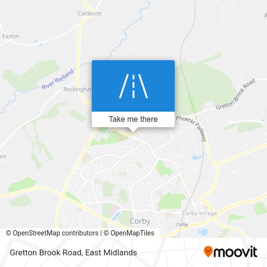 Gretton Brook Road map