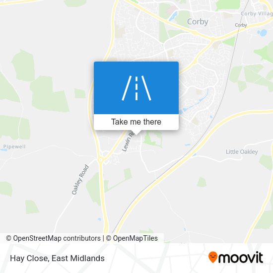 Hay Close map