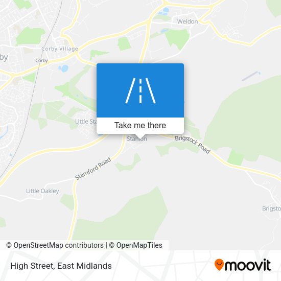 High Street map