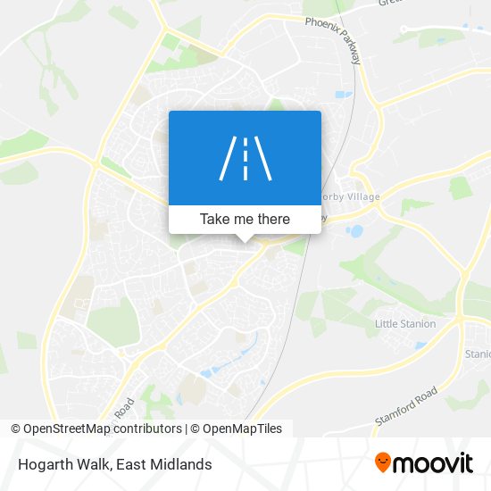 Hogarth Walk map