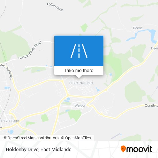 Holdenby Drive map