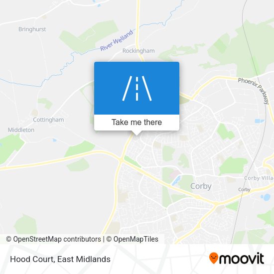 Hood Court map
