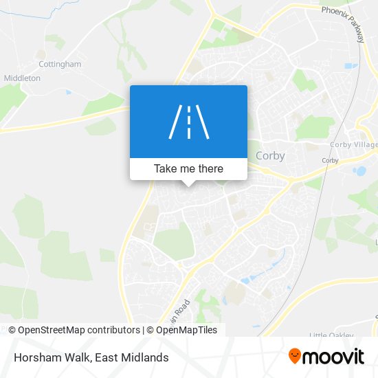 Horsham Walk map