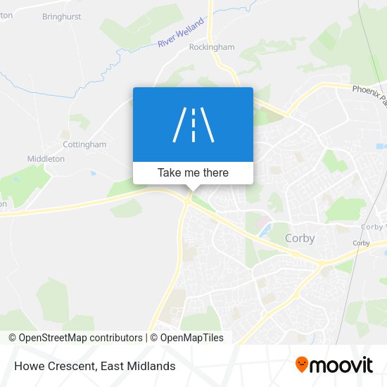 Howe Crescent map