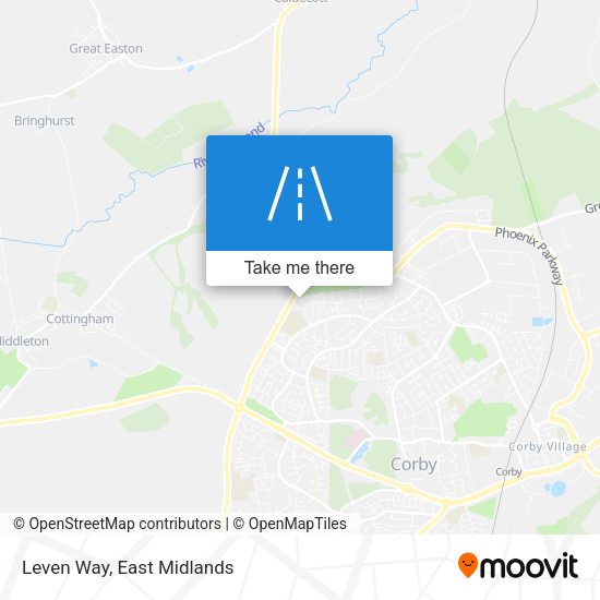 Leven Way map