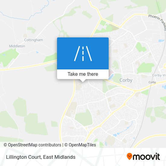 Lillington Court map