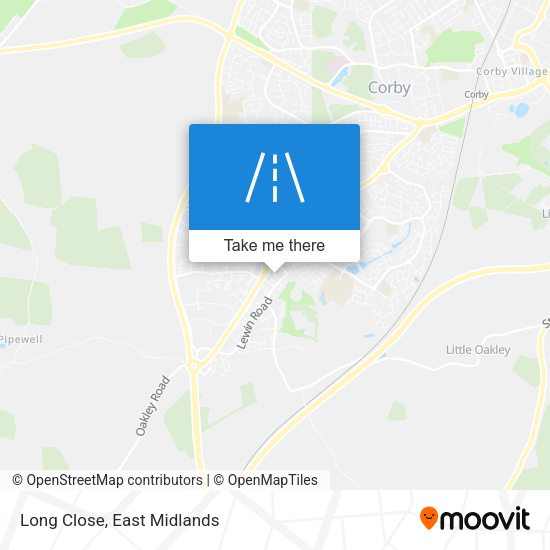 Long Close map