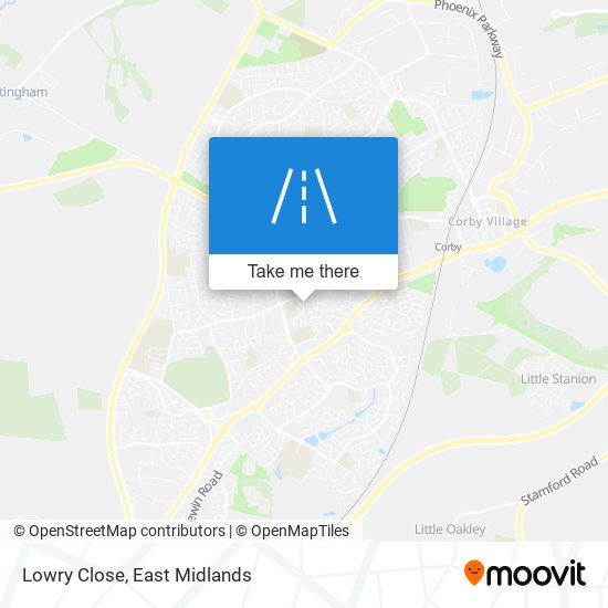 Lowry Close map