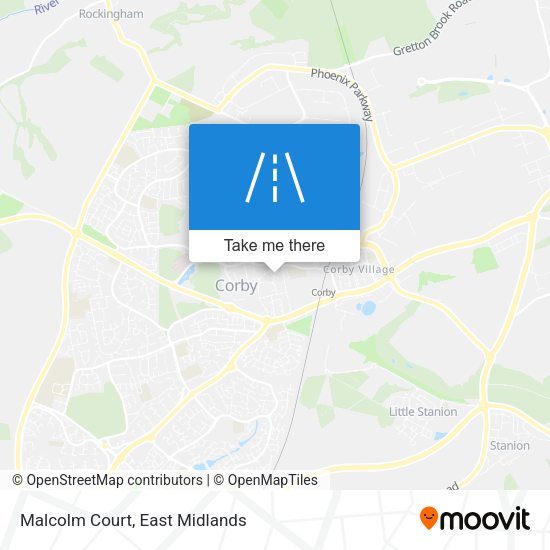 Malcolm Court map