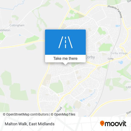 Malton Walk map