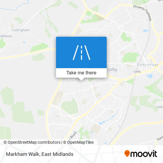 Markham Walk map