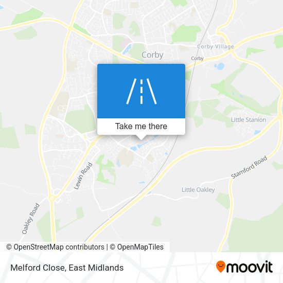 Melford Close map