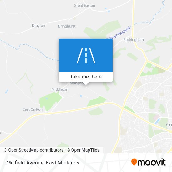 Millfield Avenue map
