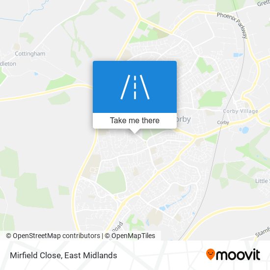 Mirfield Close map