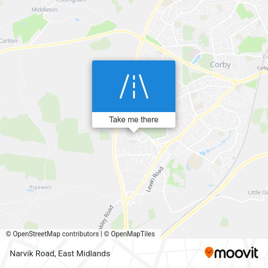 Narvik Road map