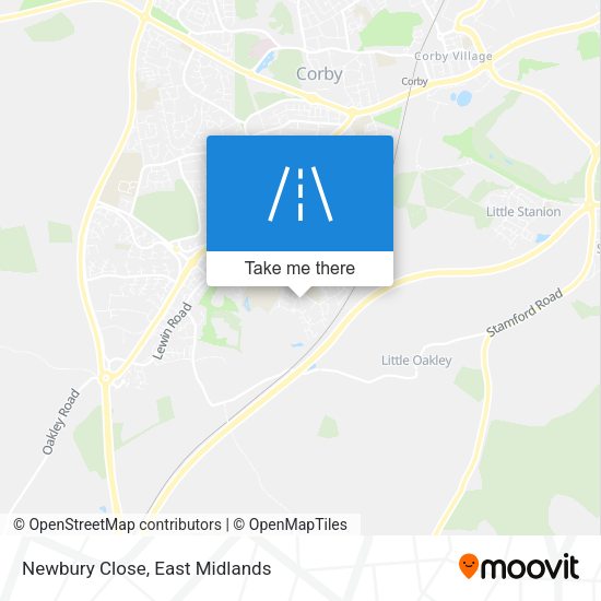 Newbury Close map