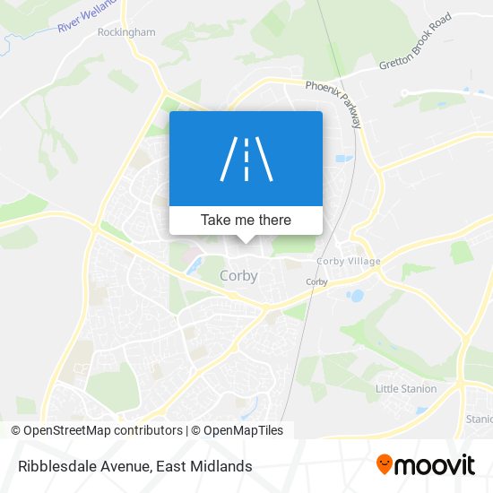 Ribblesdale Avenue map