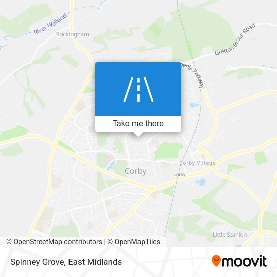 Spinney Grove map