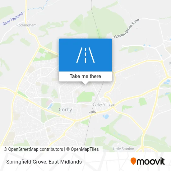 Springfield Grove map