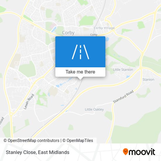 Stanley Close map