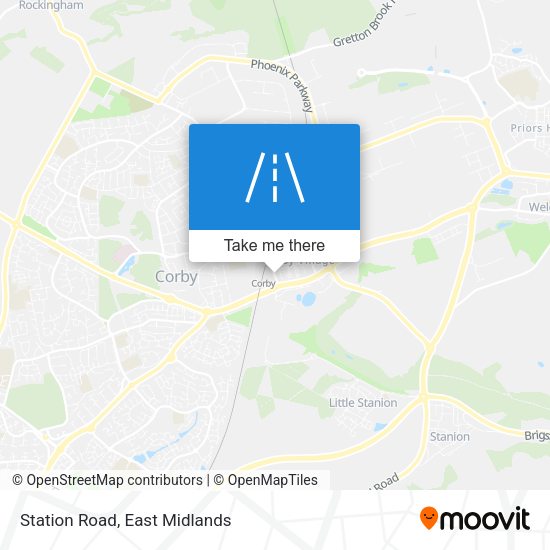Station Road map