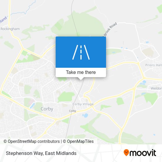 Stephenson Way map