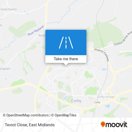Teviot Close map