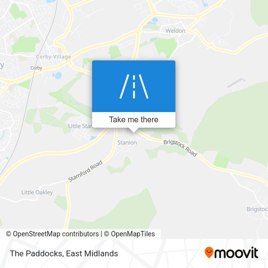 The Paddocks map