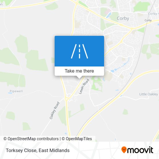 Torksey Close map