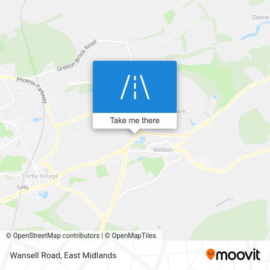 Wansell Road map