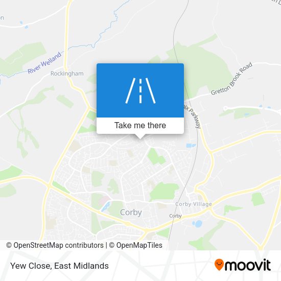 Yew Close map