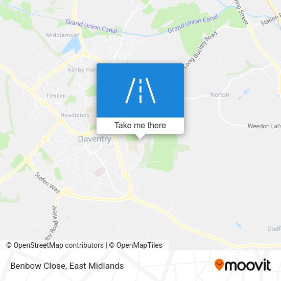 Benbow Close map