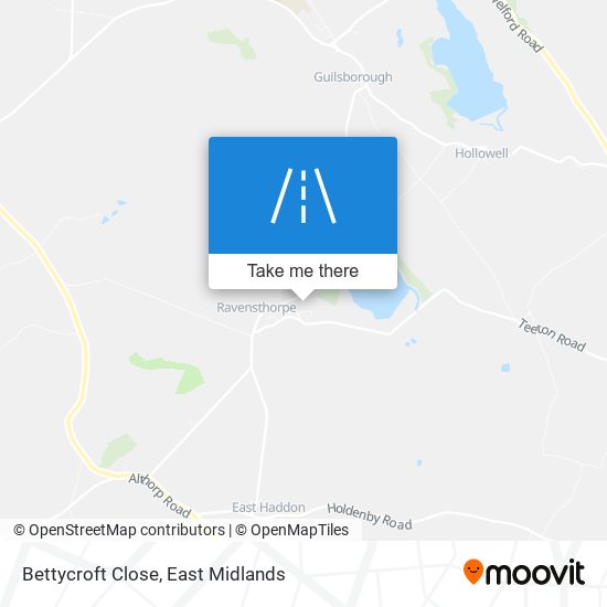 Bettycroft Close map