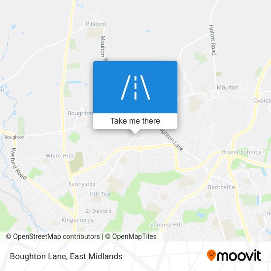 Boughton Lane map