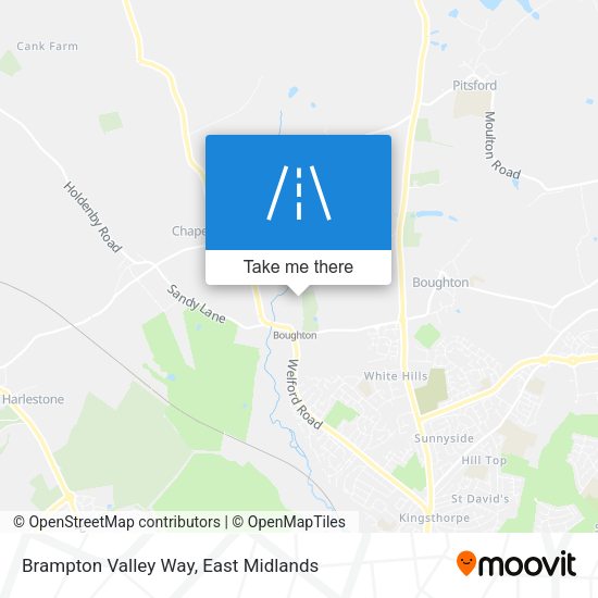 Brampton Valley Way map