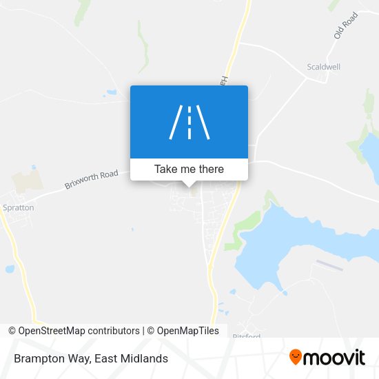 Brampton Way map