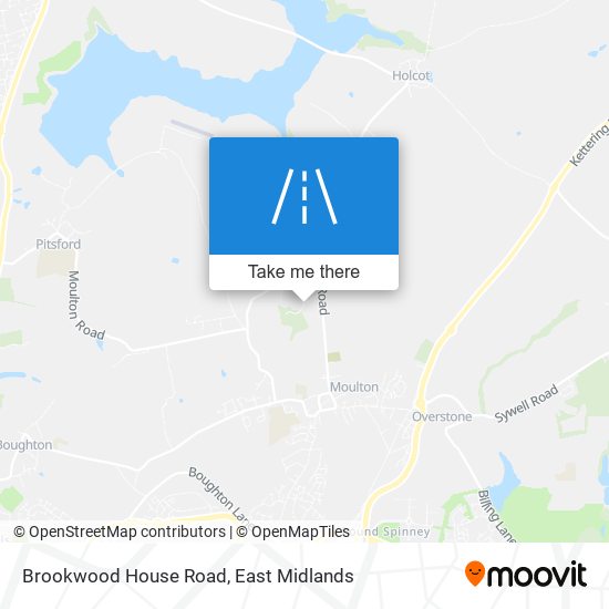 Brookwood House Road map