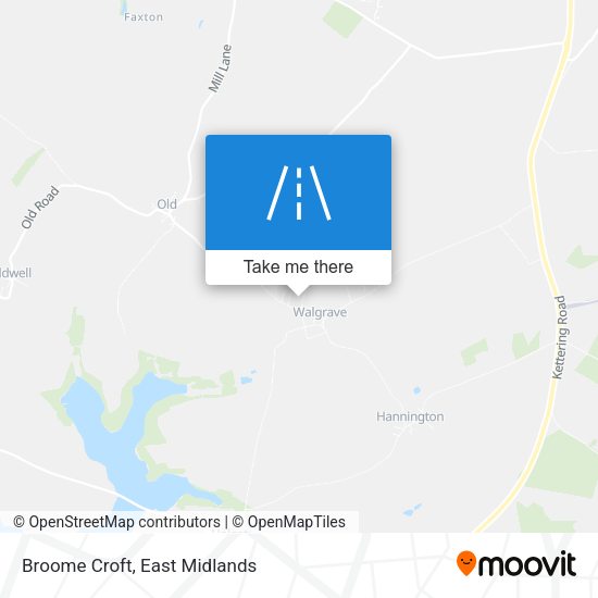 Broome Croft map